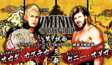 Favorite Kazuchika Okada match? Not exactly a ‘deep cut’, but I’d have to go with Dominion 2018: the culmination of his legendary feud with Kenny Omega, and the end of his acclaimed title reign.