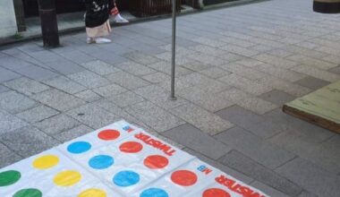 Twister, geiko, that sort of thing. This weekend is the 2-day Jizou-bon festival in neighborhoods all over Kyoto.