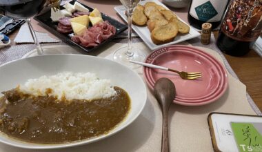 Beef curry with roux made from scratch