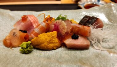 Sahimi & Nigiri(s) from a 15-course Omakase