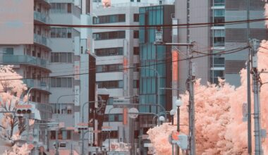 Streets of Kagoshima in Infrared