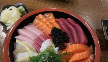 Chirashi Zushi from my new favorite local spot