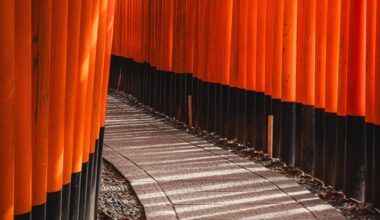 [OC] uncrowded Fushimi Inari, Kyoto