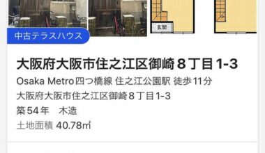 Why so many houses currently on sale in the south (mostly Sakai) area? Really curious about it.