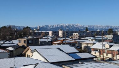 Kinda rare from my apartment in Kanagawa