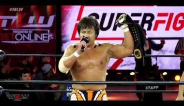 TITLE SWITCH! Satoshi Kojima thanks fans after winning MLW World Title