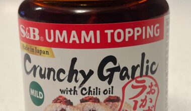 Crunchy garlic chili oil