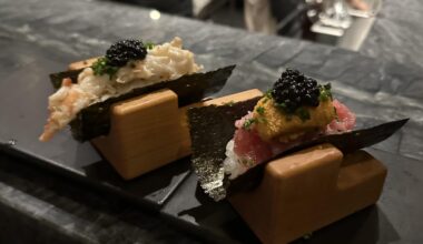 Lobster Truffle Roll & Toro Uni Roll