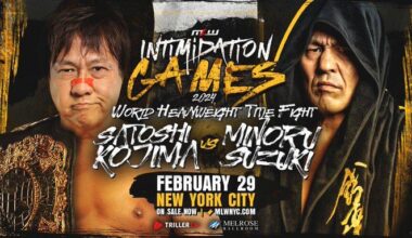 Satoshi Kojiima vs Minoru Suzuki for the MLW World Heavyweight Title Feb 29