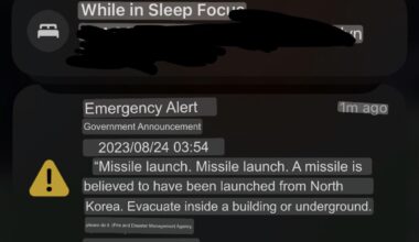 North Korea strikes again (Screenshot from a friend since im not in Okinawa anymore)