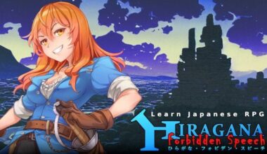 Today I officially released Learn Japanese RPG: Hiragana Forbidden Speech on Steam!