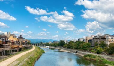 The Kamo River looking lovely.