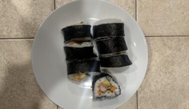 first time making sushi