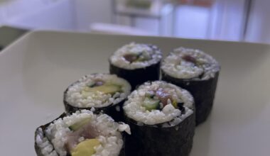 First time making sushi