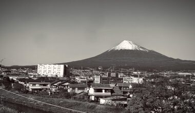 [OC] Mt. Fuji seen from the Shinkansen