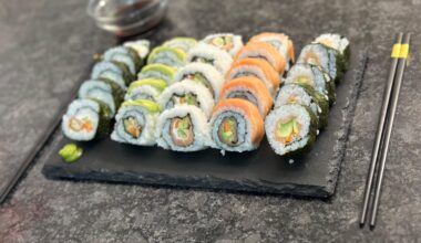 My first time making sushi