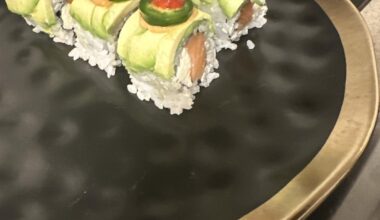 Homemade sushi