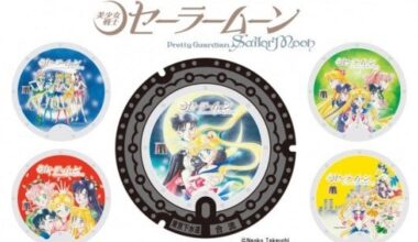 Sailor Moon manhole covers to be installed in Tokyo at sites linked to the anime/manga series