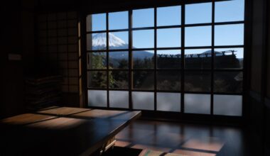 Fuji on a glorious winter morning