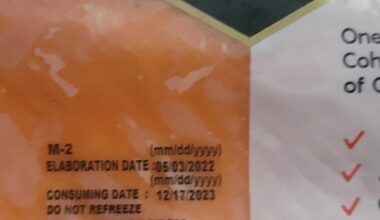 Just ordered some Sashimi Grade salmon from Restaurant Depot but it arrived with this date.