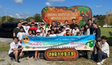 Children from Hong Kong, Japan, and Taiwan conduct “Beach Cleaning” in Okinawa