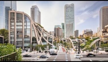 Heatherwick Studio unveils undulating district designed as one of Tokyo's greenest urban areas (interesting 4 minutes video from the designer of Azabudai Hills)