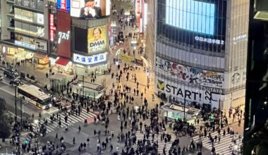 [OC] Shibuya, Tokyo - At the Busiest Intersection in the World