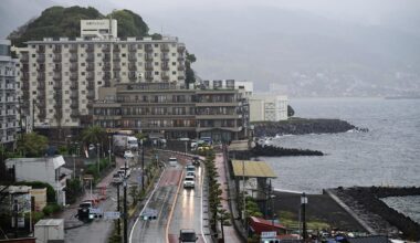 Morning rain in the Izu Peninsula