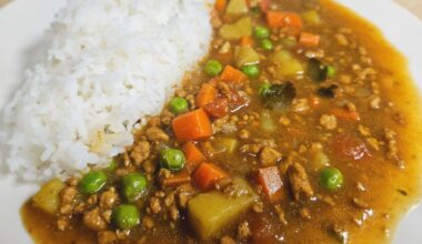 Just a simple Japanese Keema Curry, with a twist