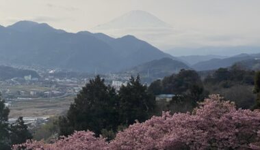 View from Matsuda mountain last week