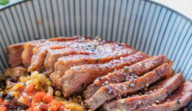 Homemade Japanese Beef Steak with Yakisoba