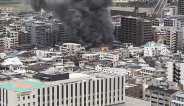 Massive fire in Kawasaki