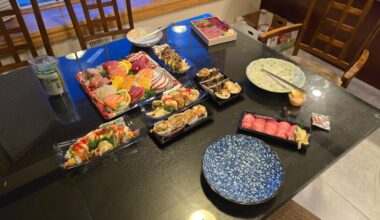 Big sushi dinner