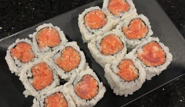 Homemade Spicy Tuna Roll Critique