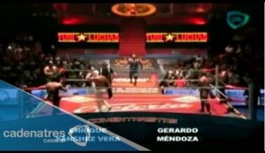 Hiromu Takahashi, Polvora, and Ripper vs Dragon Lee, Mistico, and Titan: Consejo Mundial De Lucha Libre - CMLL on CadenaTres, June 9, 2015