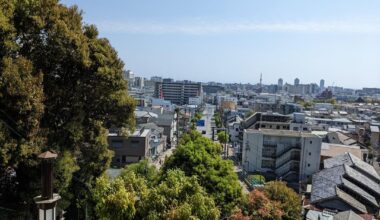 Some views of and from Gion Shrine in Kobe