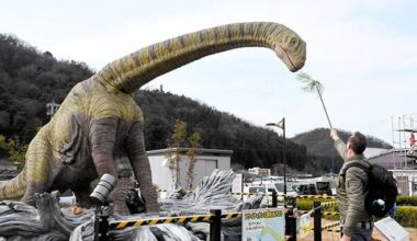 Dino monument among projects funded by COVID-19 grants