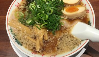 Tonkotsu-Shoyu ramen in Tokyo