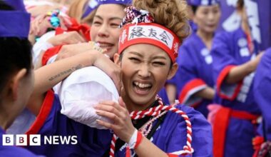 Japan naked festival: Women join Hadaka Matsuri for first time