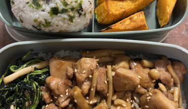 Monday lunch bento