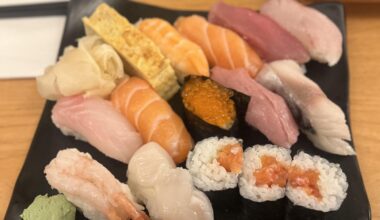 Sushi moriawase special  at Foujita - Paris