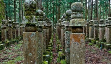 Okunoin cemetery of Koyasan