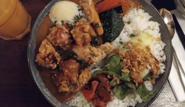 Last night's Karaage curry from Takenori, Berlin