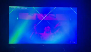 (New Beginning in Osaka Spoilers) Fan Video from the TV Asahi Broadcast of Throwback Entrance Theme