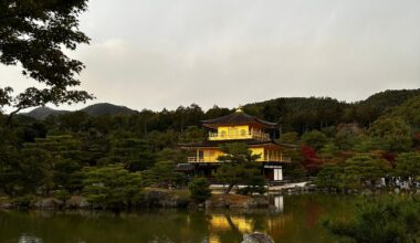 Autumn kinkakuji