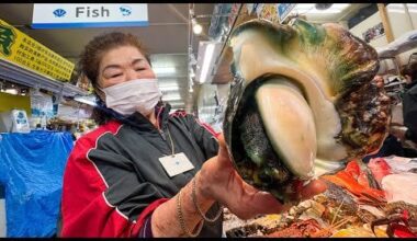 The Makishi Fish Market in Naha: Sashimi + EXOTIC SEAFOOD in Okinawa, Japan!