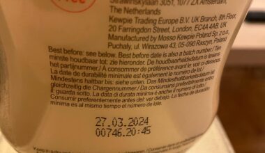 Can Kewpie mayo be eaten after best by date?