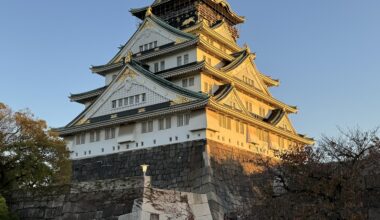 Sunset at Osaka Castle [Nov 2023]