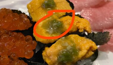 What is the topping circled in red? ⭕️