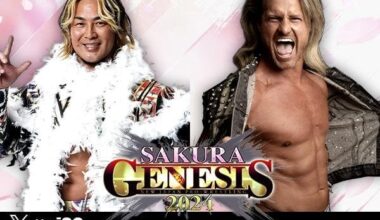 Tetsuya Naito vs. NJ Cup Winner, Nic Nemeth vs. Hiroshi Tanahashi Announced for Sakura Genesis